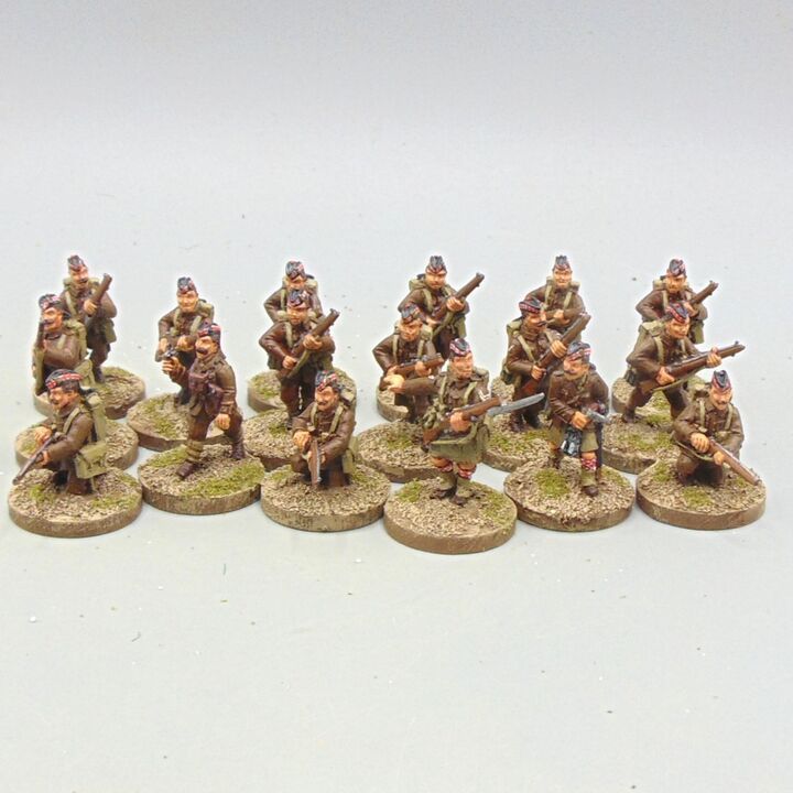 Grade C - Great War Miniatures - WW1 - Early War Scottish Infantry Unit