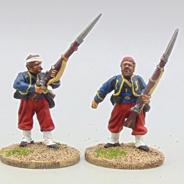 Grade C - Perry Miniatures - ACW - Confederate 1st Louisiana 'Coppens' Zouaves