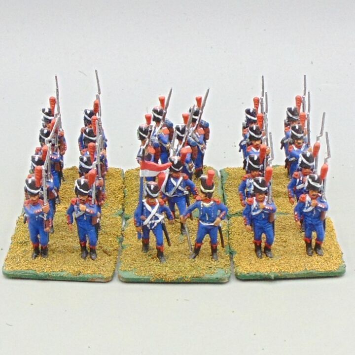 Grade E, Unidentified Manufacturer: Napoleonic, French Combined Legere Carabiniers Unit in Bearskins Grade E, Unidentified Manufacturer: Napoleonic, French Combined Legere Carabiniers Unit in Bearskins