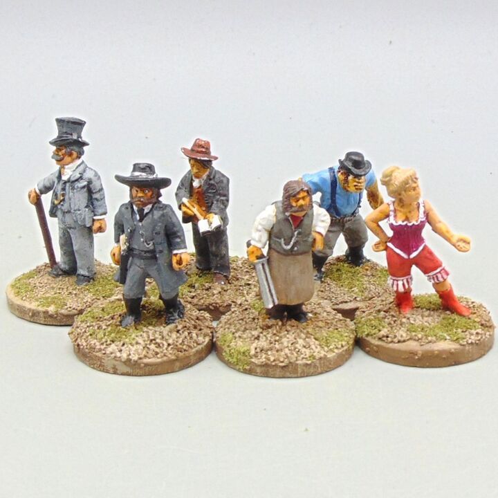 Grade D - Wargames Foundry - Wild West - Town Folk Characters Grade D - Wargames Foundry - Wild West - Town Folk Characters