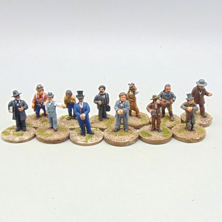 Grade D - Unidentified Manufacturer - Wild West - Town Folk