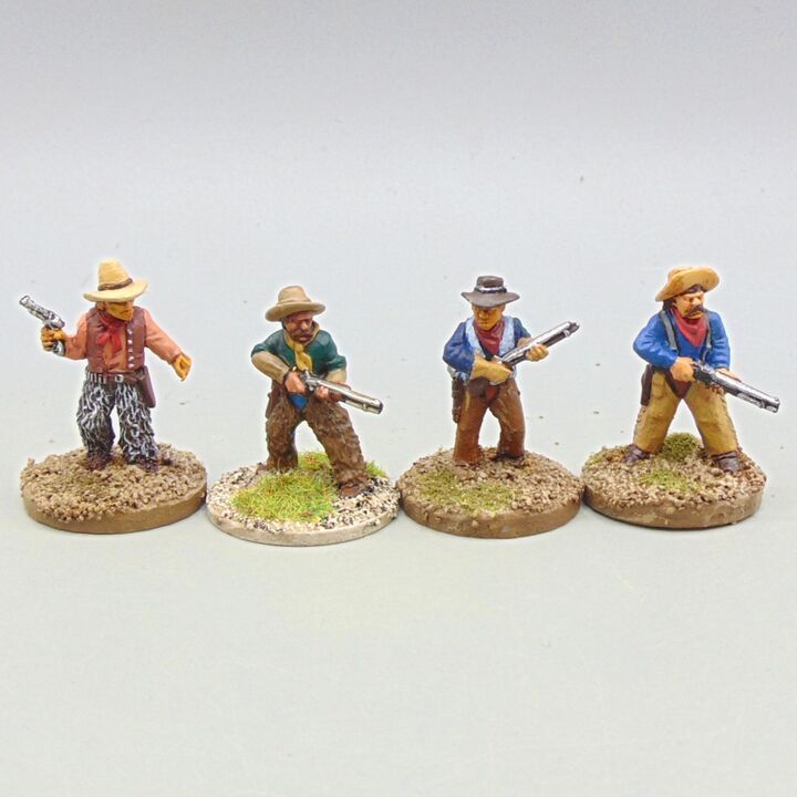 Grade D - Wargames Foundry - Wild West - Cowboys