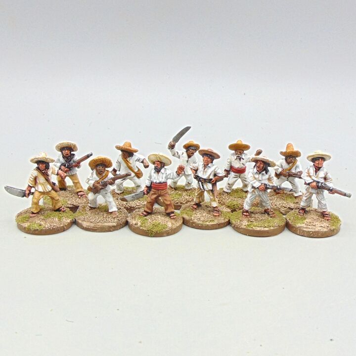 Grade C - Wargames Foundry - Wild West - Mexican Peons
