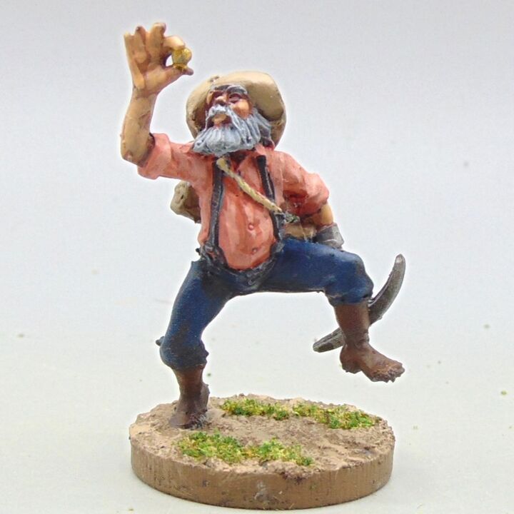 Grade C - Reaper Miniatures - Wild West - Crazy Pete the Prospector