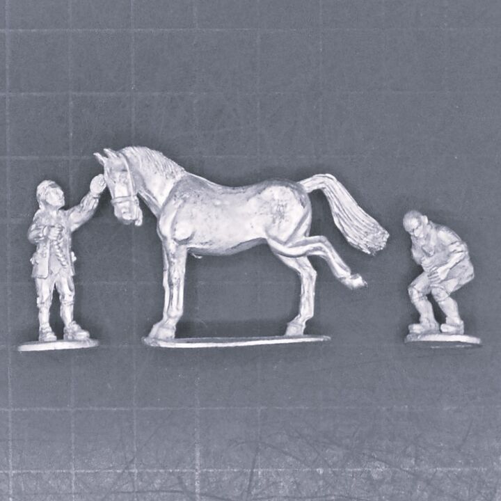 Minden Miniatures, Mid C18th - Blacksmiths Set Minden Miniatures, Mid C18th - Blacksmiths Set