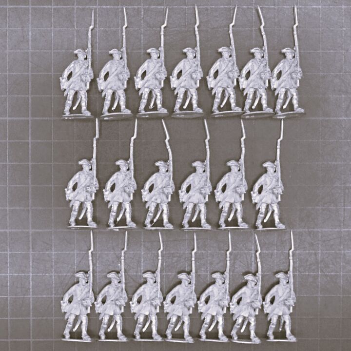 Cranntara Miniatures, Mid C18th - Unidentified Musketeers Cranntara Miniatures, Mid C18th - Unidentified Musketeers