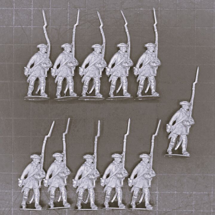 Cranntara Miniatures, Mid C18th - Unidentified Musketeers