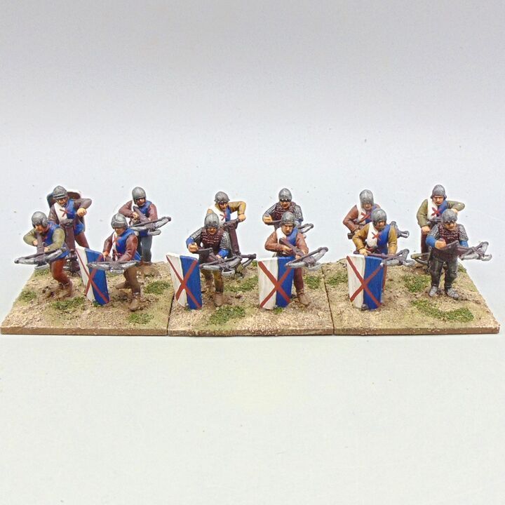 Grade D - Perry Miniatures - WOTR - Burgundian Mercenary Crossbowmen Grade D - Perry Miniatures - WOTR - Burgundian Mercenary Crossbowmen