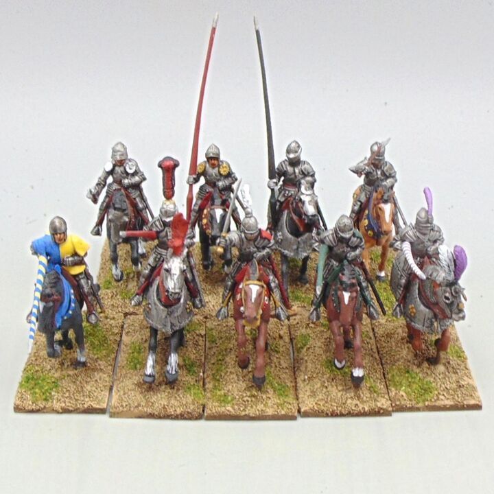 Grade D - Perry Miniatures - WOTR - Mounted Men at Arms Grade D - Perry Miniatures - WOTR - Mounted Men at Arms