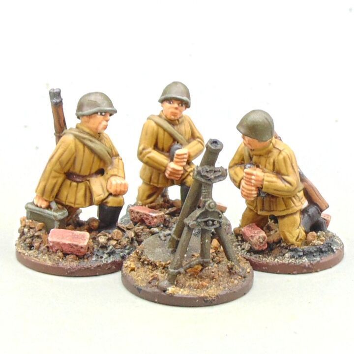 Grade B -Black Tree Design - WW2, Eastern Front - Soviet Medium Mortar Team Grade B -Black Tree Design - WW2, Eastern Front - Soviet Medium Mortar Team