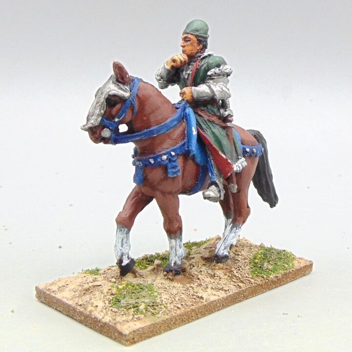 Grade D - Perry Miniatures - WOTR - Mounted Lancastrian Command - Baron John Wenlock Grade D - Perry Miniatures - WOTR - Mounted Lancastrian Command - Baron John Wenlock