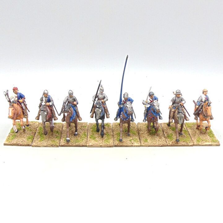 Grade D - Perry Miniatures - WOTR - Mounted Burgundian Mercenary Crossbow Unit