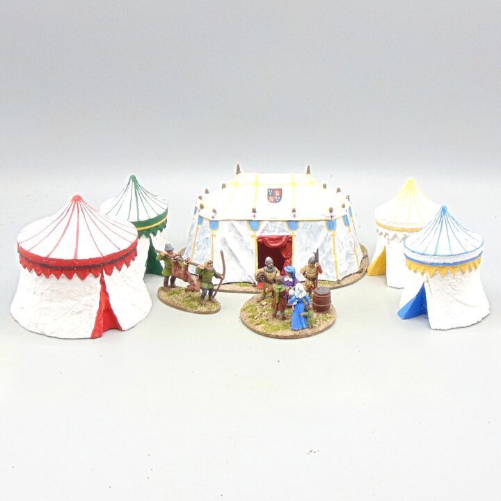 Grade D - Various Manufacturers - /Medieval/WOTR - Tented Encampment