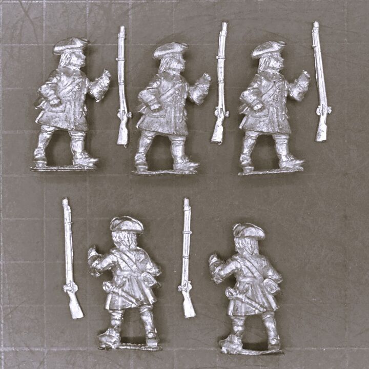 Wargames Foundry, WSS/GNW: Infantry Marching in Tricorns Wargames Foundry, WSS/GNW: Infantry Marching in Tricorns