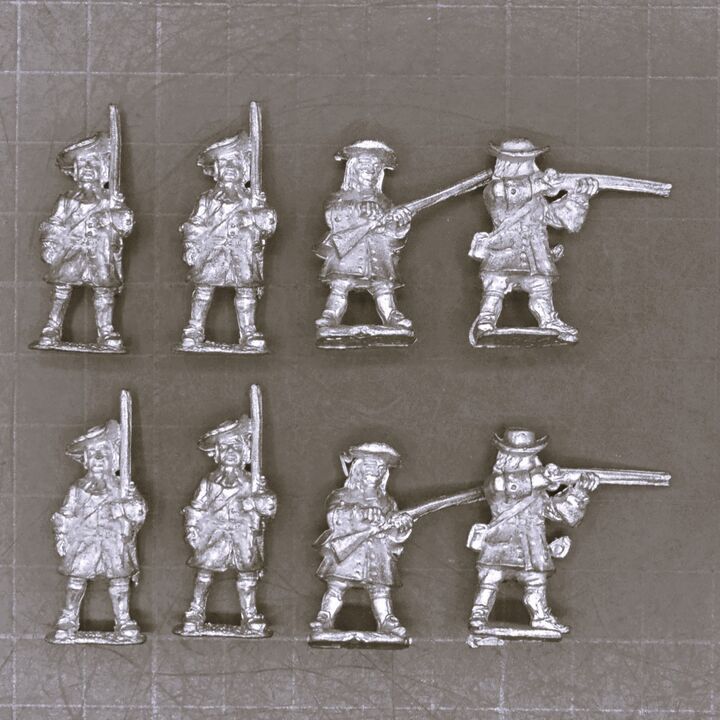 Wargames Foundry, Late C17th/WSS/GNW: Infantry in Informal Tricorns Wargames Foundry, Late C17th/WSS/GNW: Infantry in Informal Tricorns