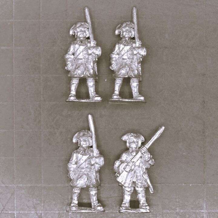 Wargames Foundry, WSS/GNW: Infantry Standing in Tricorns Wargames Foundry, WSS/GNW: Infantry Standing in Tricorns