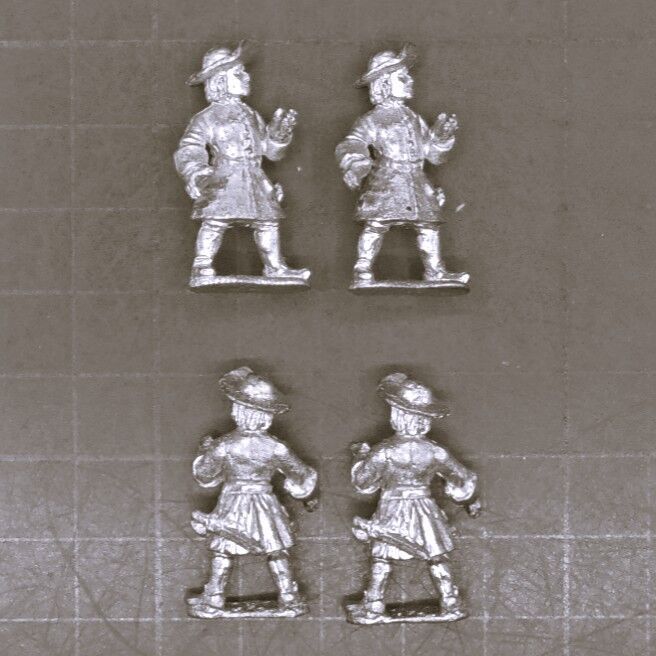 Wargames Foundry, Late C17th/WSS/GNW: Unarmoured Pikemen in Informal Tricorns Wargames Foundry, Late C17th/WSS/GNW: Unarmoured Pikemen in Informal Tricorns