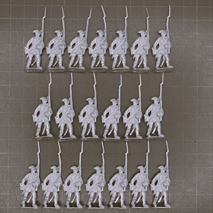 Cranntara Miniatures, Mid C18th - Unidentified Musketeers