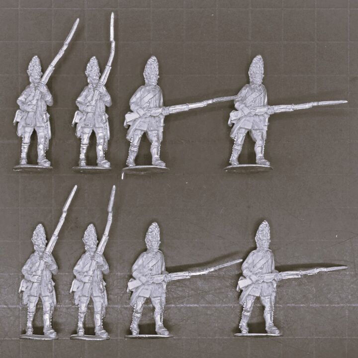 Cranntara Miniatures, Mid C18th - Unidentified Grenadiers(?) in Bearskins Cranntara Miniatures, Mid C18th - Unidentified Grenadiers(?) in Bearskins