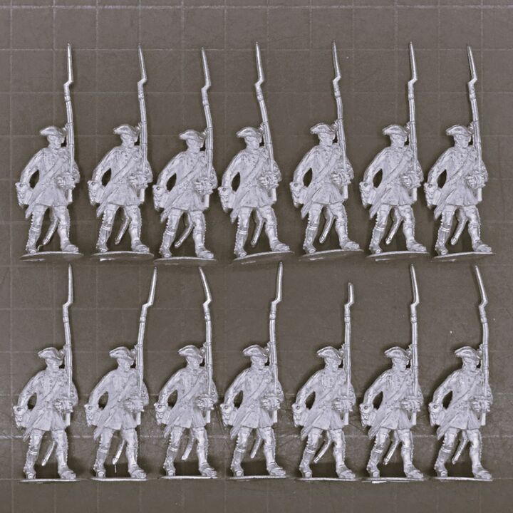 Cranntara Miniatures, Mid C18th - Unidentified Musketeers