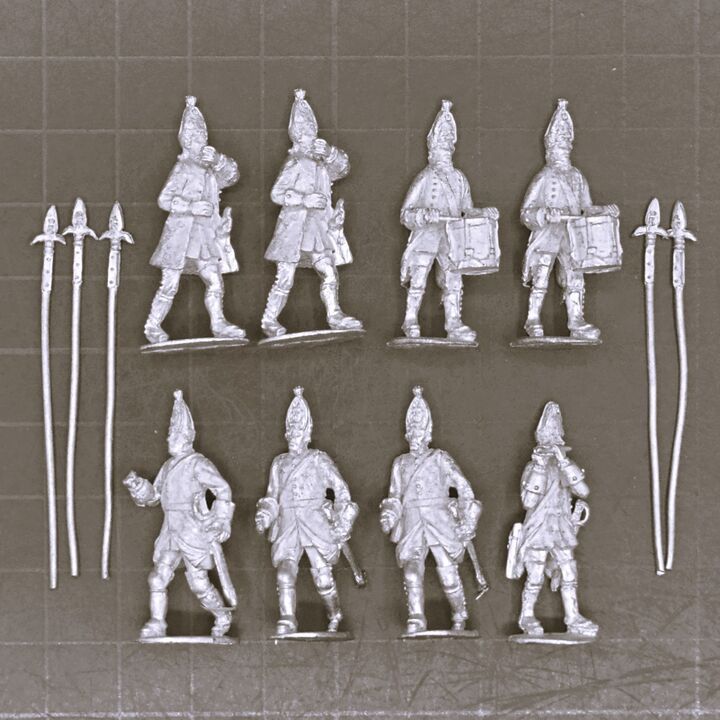 Cranntara Miniatures, Mid C18th - Unidentified Grenadier Command Cranntara Miniatures, Mid C18th - Unidentified Grenadier Command