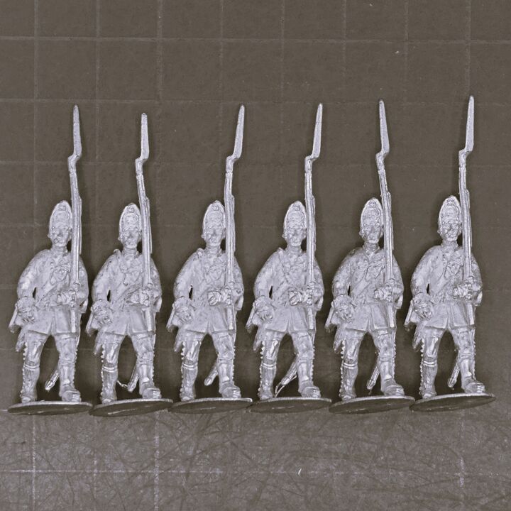 Cranntara Miniatures, Mid C18th - Unidentified Grenadiers or Fusiliers