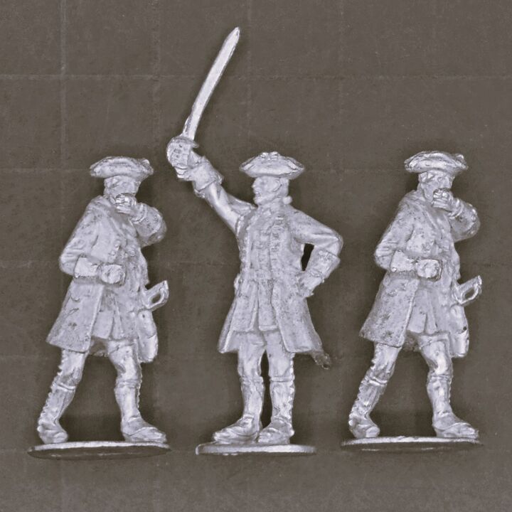 Cranntara Miniatures, Mid C18th - Unidentified Infantry Command Cranntara Miniatures, Mid C18th - Unidentified Infantry Command