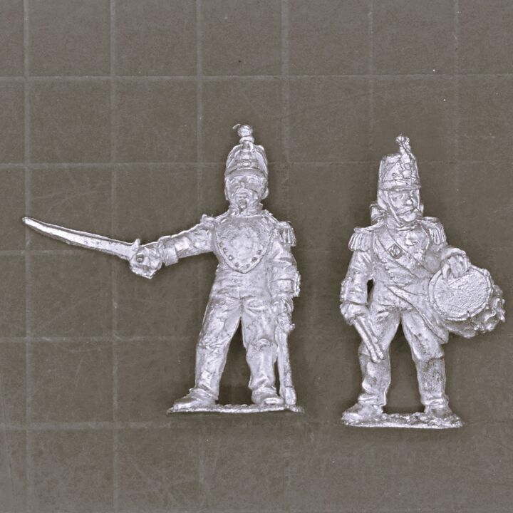Wargames Foundry, Crimean War: French Engineers Officer & Drummer Wargames Foundry, Crimean War: French Engineers Officer & Drummer