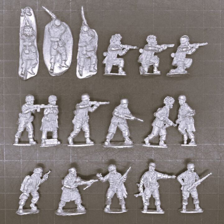 Offensive Miniatures, WW2: German Fallschrimjager Offensive Miniatures, WW2: German Fallschrimjager