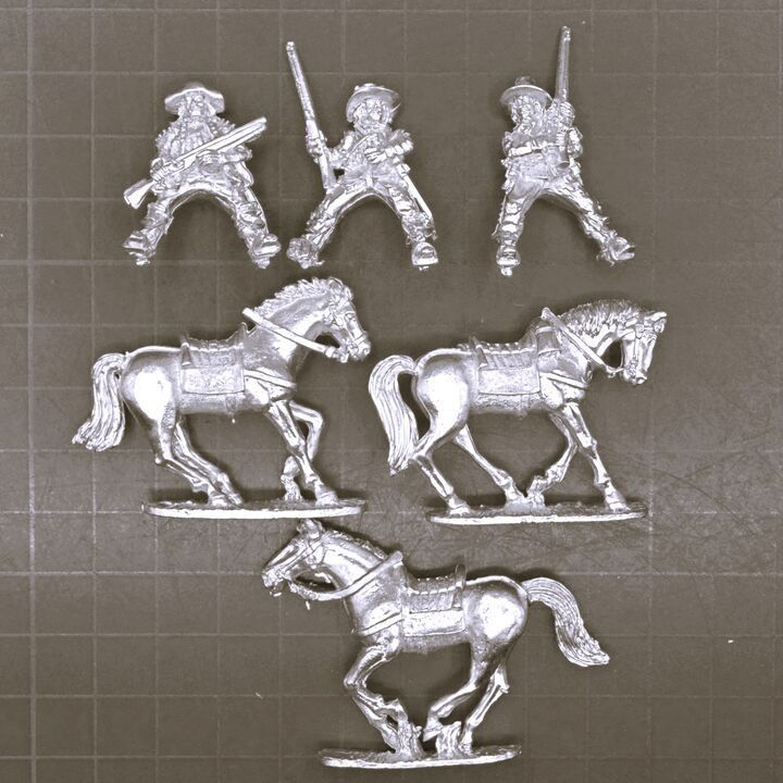 Bicorne Miniatures, ECW: Mounted Dragoons Bicorne Miniatures, ECW: Mounted Dragoons