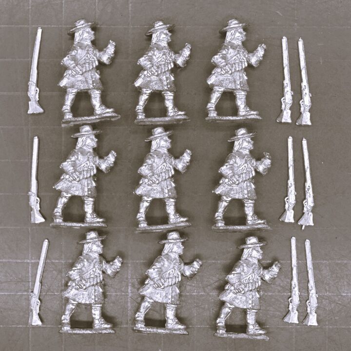 Wargames Foundry, Late C17th: Matchlock Musketeers