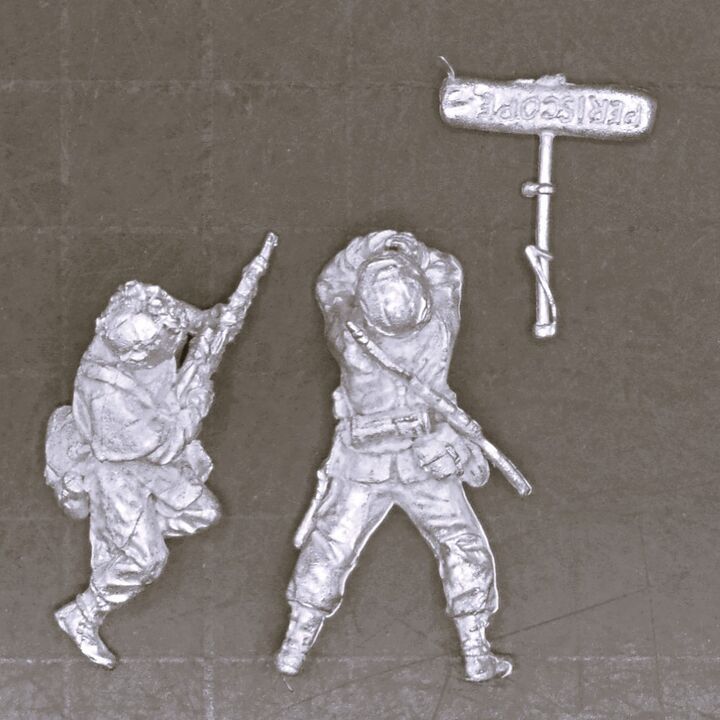 Offensive Miniatures, WW2: German Waffen SS Sniper Team Offensive Miniatures, WW2: German Waffen SS Sniper Team