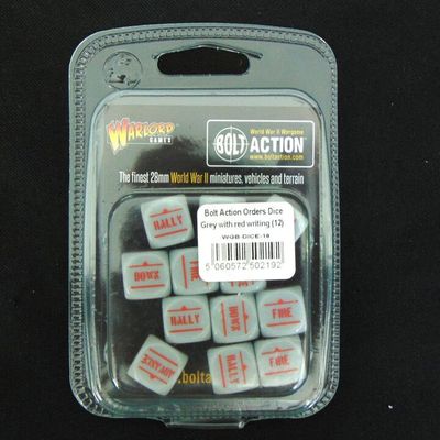 Warlord Games, WW2: Bolt Action Order Dice - Grey