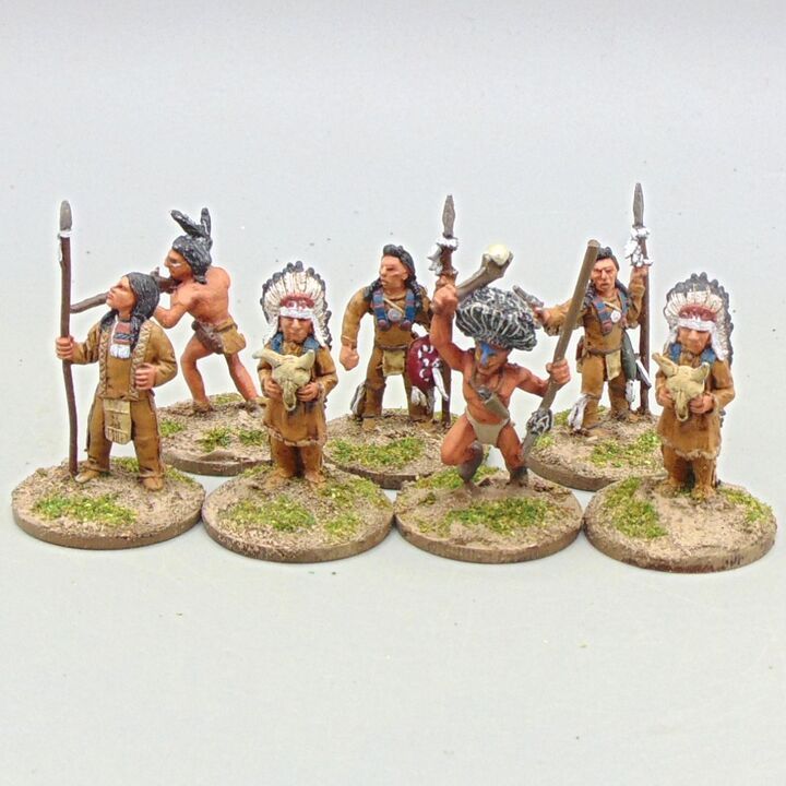 Grade D - Unidentified Manufacturer - Wild West - Plains Indian Warriors Grade D - Unidentified Manufacturer - Wild West - Plains Indian Warriors