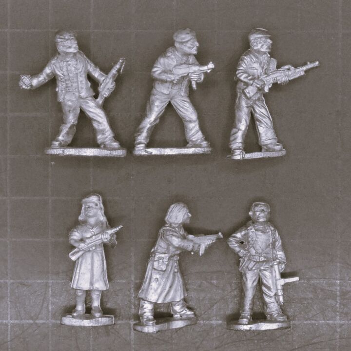 Dixon Miniatures, WW2: French Resistance Fighters