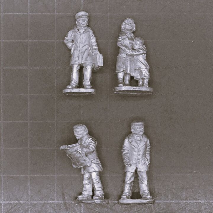 Dixon Miniatures, WW2: Western European Civilians Dixon Miniatures, WW2: Western European Civilians
