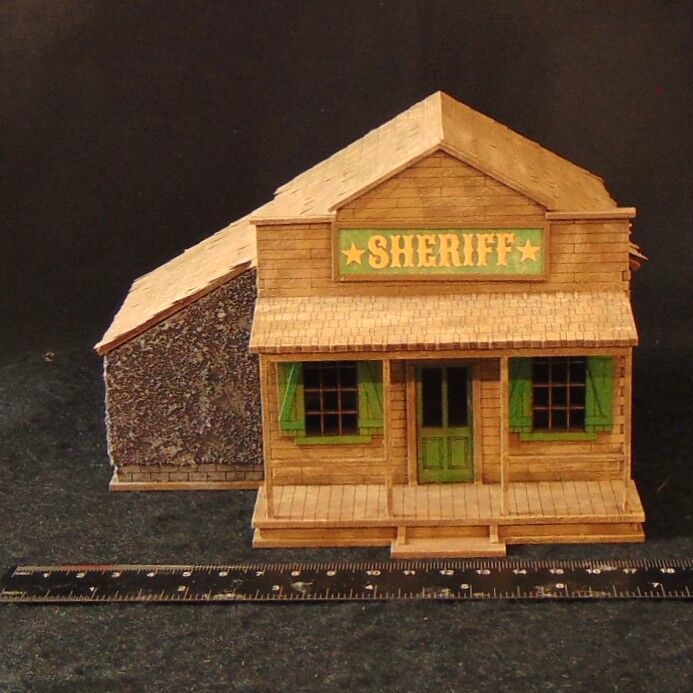 Grade C - Unidentified Manufacturer - Wild West - Sheriffs Office with Jail Grade C - Unidentified Manufacturer - Wild West - Sheriffs Office with Jail