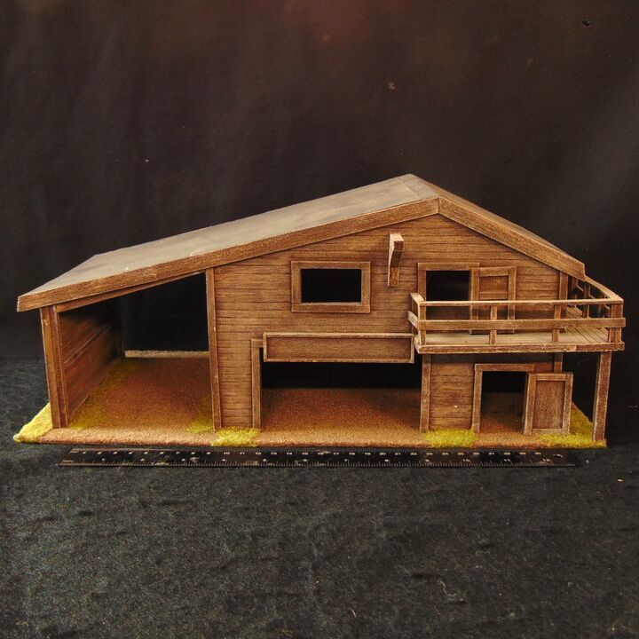 Grade C - Unidentified Manufacturer -  Wild West - Livery Stable