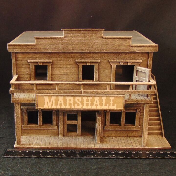 Grade C - Unidentified Manufacturer -  Wild West - Marshalls Office with Jail