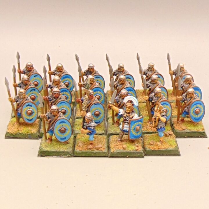 Grade D - Wargames Foundry: Early Imperial Roman - Auxiliary Infantry Unit Grade D - Wargames Foundry: Early Imperial Roman - Auxiliary Infantry Unit