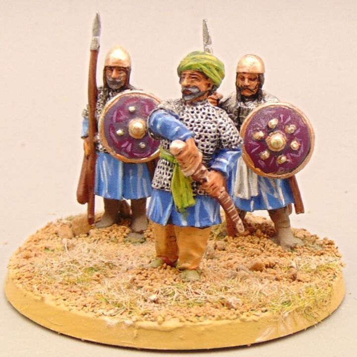 Grade D - Perry Miniatures - Islamic Medieval - Arab Command Group