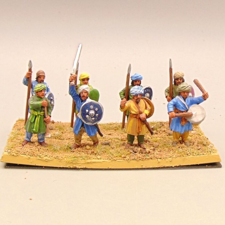 Grade D - Perry Miniatures - Islamic Medieval - Arab Infantry Unit