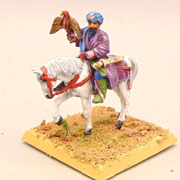 Grade D - Perry Miniatures - Islamic Medieval - Mounted Muslim General Grade D - Perry Miniatures - Islamic Medieval - Mounted Muslim General