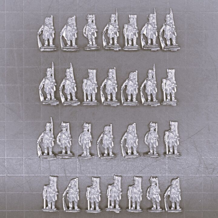 Irregular Miniatures, Revolutionary Wars: Irish Musketeers (circa 1798) Irregular Miniatures, Revolutionary Wars: Irish Musketeers (circa 1798)