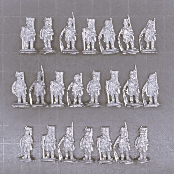Irregular Miniatures, Revolutionary Wars: Irish Musketeers (circa 1798) Irregular Miniatures, Revolutionary Wars: Irish Musketeers (circa 1798)