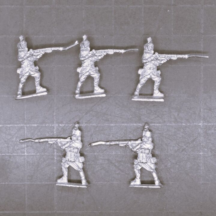AB Figures/Battle Honors, Revolutionary Wars: Austrian Infantry, Firing AB Figures/Battle Honors, Revolutionary Wars: Austrian Infantry, Firing