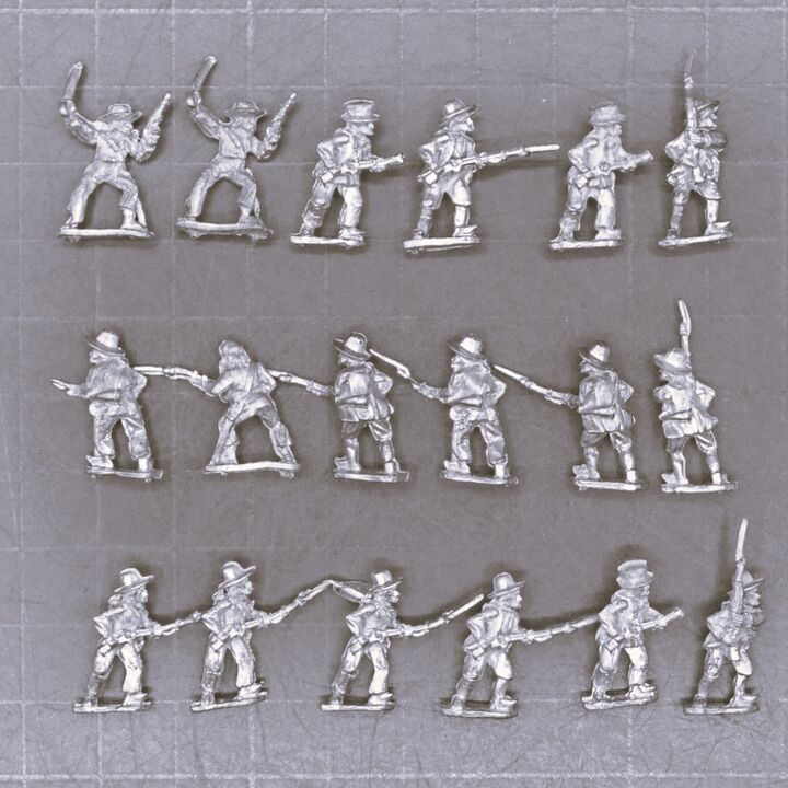 Lancashire Games, Revolutionary Wars: French Vendean Rebels with Firearms Lancashire Games, Revolutionary Wars: French Vendean Rebels with Firearms