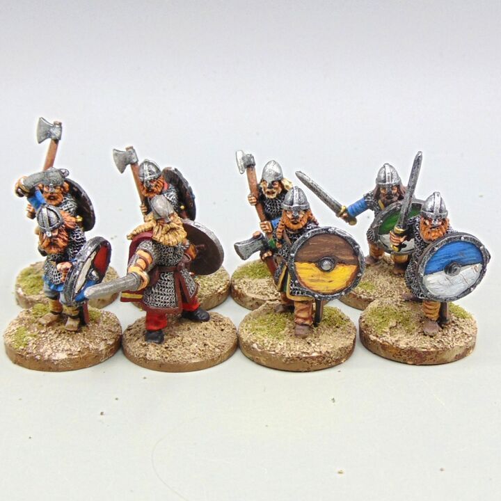 Grade C - Wargames Foundry - Dark Ages - Viking Hirdmen