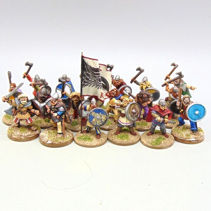 Grade C - Wargames Foundry - Dark Ages - Viking Bondi Unit Grade C - Wargames Foundry - Dark Ages - Viking Bondi Unit