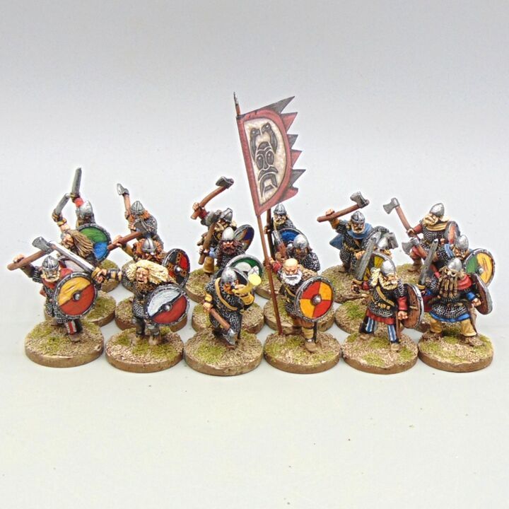 Grade C - Wargames Foundry - Dark Ages - Viking Hirdmen Unit Grade C - Wargames Foundry - Dark Ages - Viking Hirdmen Unit